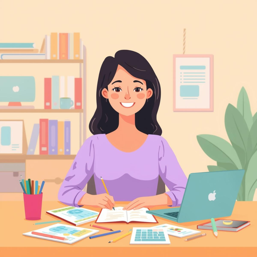 twórczyni TinyFun tworząca materiały edukacyjne dla dzieci